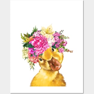 Flower Crown Baby Posters and Art